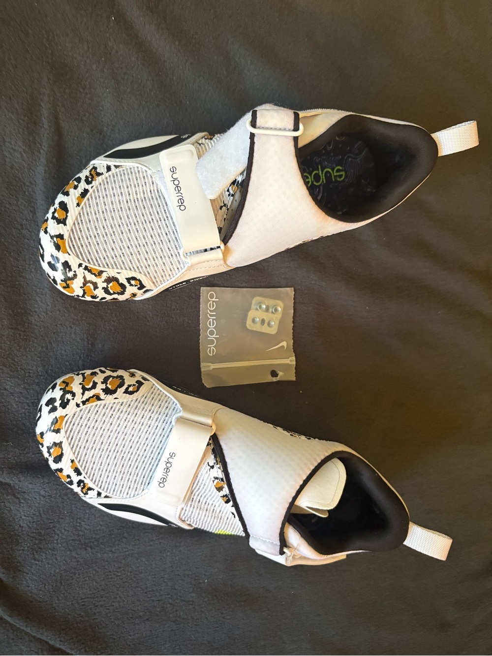 Nike Black and White Athletic Sneakers with Neon Accent